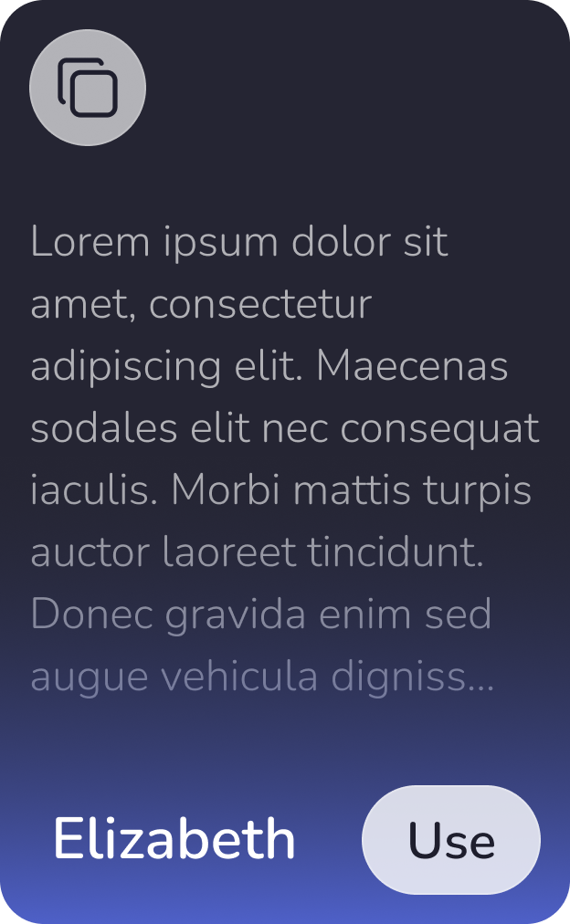 Text-based characters